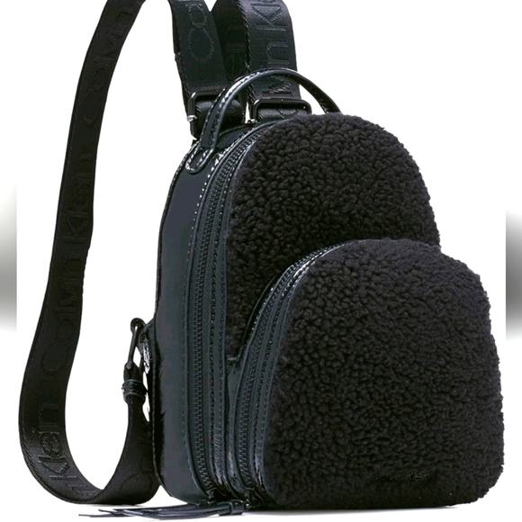 NWT Calvin Klein Estelle Sherpa Mini Backpack Calvin Klein | Bags | Calvin Klein Estelle Sherpa Backpack  main image 4